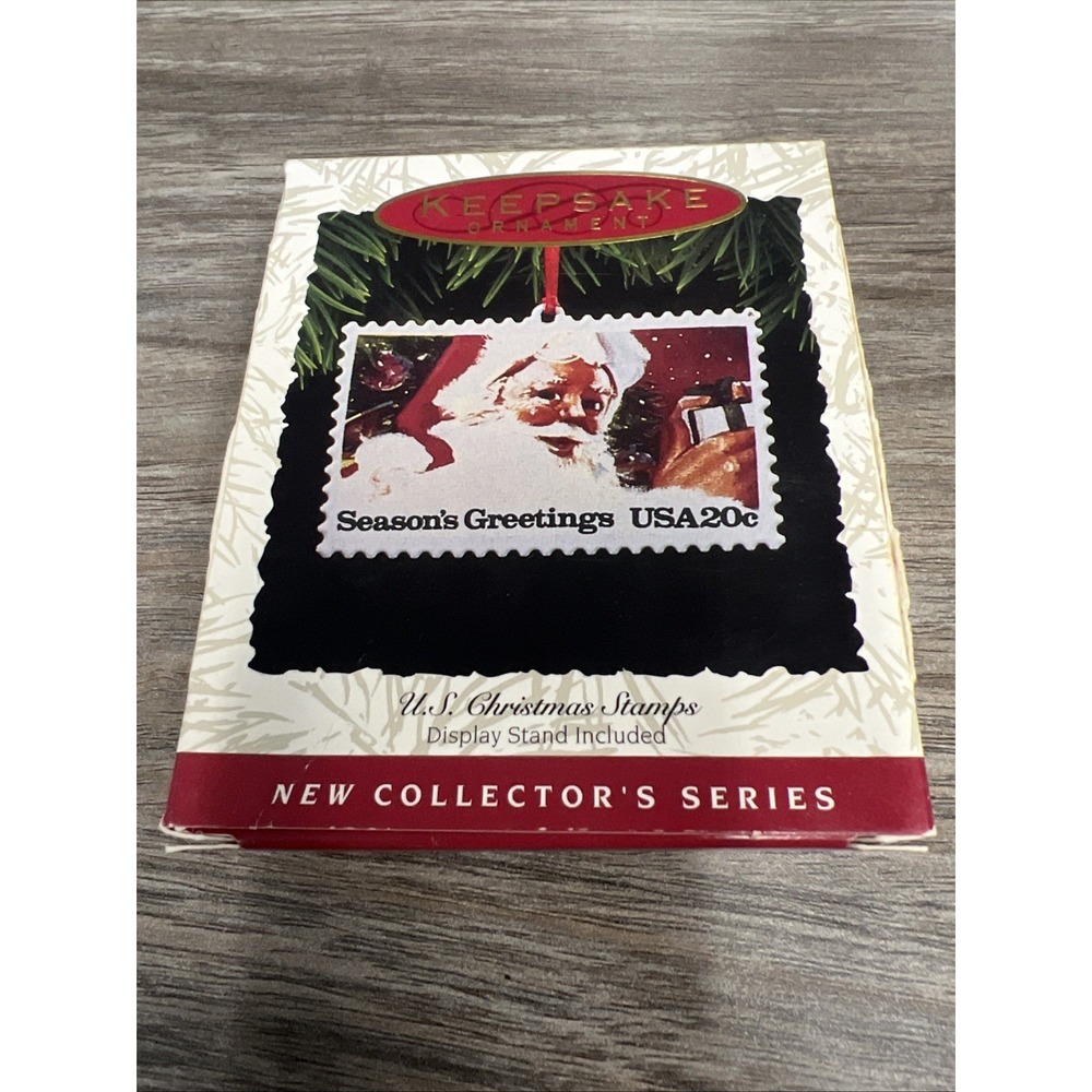 HALLMARK KEEPSAKE  1993 "COMMEMORATIVE U.S.‎ CHRISTMAS STAMP" #1  NEW IN BOX